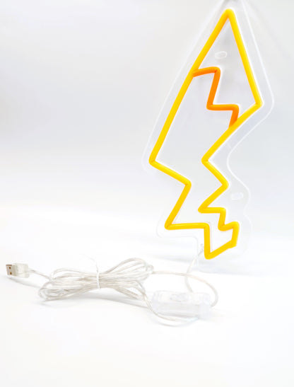 Pikachu Lightning Tail Neon