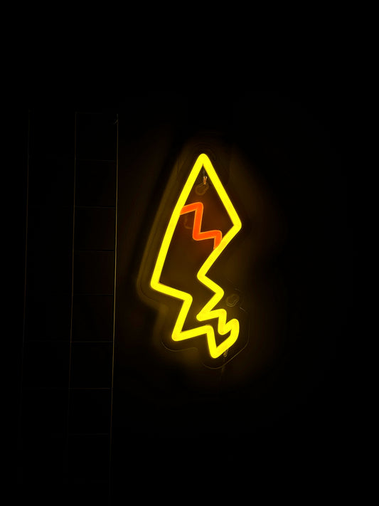 Pikachu Lightning Tail Neon